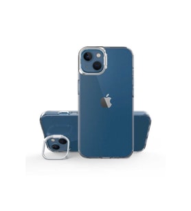 Apple iPhone 13 Uyumlu Kılıf Zore Skuba Kapak (Gümüş)