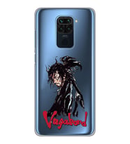 Xiaomi Redmi Note 9 Uyumlu Vagabond Anime Desenli Şeffaf Telefon Kılıfı
