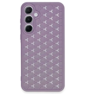 Galaxy A25 5G Kılıf Petek Silikon Kapak - Lila