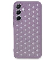 Galaxy A25 5G Kılıf Petek Silikon Kapak - Lila