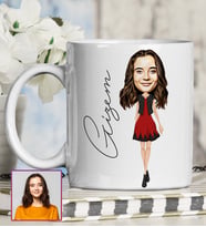Kişiye Özel Karikatür Tasarım Kupa Bardak 95717