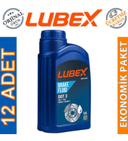 Lubex Brake Fluid DOT 3 Fren Hidrolik Yağı 500 Ml (12 Adet)