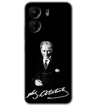 Xiaomi Redmi 13C Kılıf HD Desen Baskılı Kılıf - Atatürk İmza