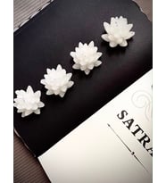 Dekoratif Mini Çiçek Mum 4lü set