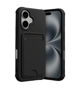 Apple iPhone 17 Kelvin Kartvizitli Silikon - Siyah