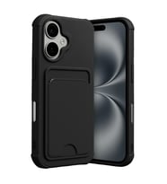 Apple iPhone 17 Kelvin Kartvizitli Silikon - Siyah