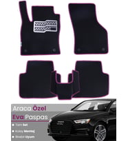 AUDİ A3 SEDAN (2013-2020) Uyumlu EVA Paspas Tam Set–Araca Özel,Su Geçirmez,Kolay Montaj