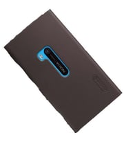 Nillkin Lumia 920 ile Uyumlu Sert Kauçuk Kılıf Kahverengi