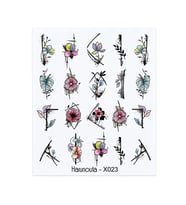 Su transferli nail art sticker X023 (49831-23)