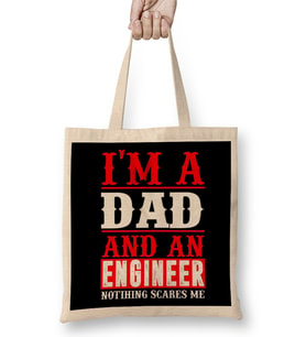 Mens Dad And Engineer Funny Fathers Gift Ideas 06 Bez Çanta Uzun Saplı