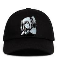 Siyah Anime Death Note Misa Şapka