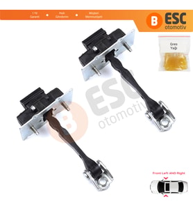 Citroen C4 Picasso SpaceTourer MK2 9676345180 İçin 2 EA Ön Sağ ve Sol Kapı Gergi Yayı