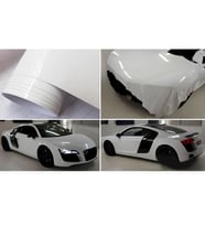 ESEMİZ BEYAZ RENK Dayanıklı Araç Motor Kaplama Folyosu (126cm X 2 Metre)