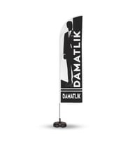 Damatlık Reklam Yönlendirme ve Tanıtım Yelken Bayragı