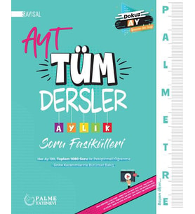 Palme Yayınları Ayt Tümdersler Sayısal Aylık Soru Fasikülleri