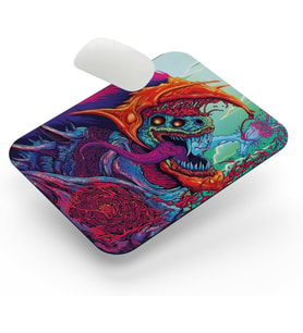 Hyper Beast - Dikdörtgen Mouse Pad, 17,5 cm x 19,50 cm