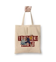 Todoroki Shoto My Hero Academia Bez Çanta Uzun Saplı Alışveriş Çantası Plaj Çantası (Beyaz)
