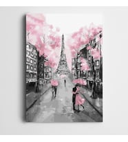 Eyfel Kulesi Paris Kanvas Tablo
