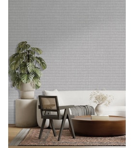 MUSE Koleksiyonu 25102-2 Açık Gri Dokulu Silinebilir Nonwoven Vinil Duvar Kağıdı