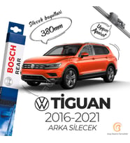 Bosch Rear Arka Silecek Volkswagen Tiguan 2016-2021 ile uyumlu (Siyah)