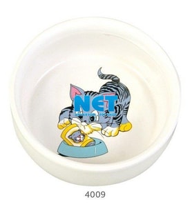 Trixie kedi seramik mama ve su kabı, 0,3lt/11cm