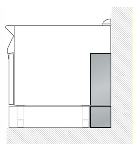 Electrolux Professional WALLCOV Servis Kanalı İçin 2 Ad.panel,tek Sıra ,206181