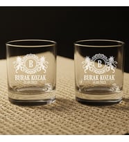 Kişiye Özel İsim Yazılı 2’li Scotch Edition Viski Bardağı Seti