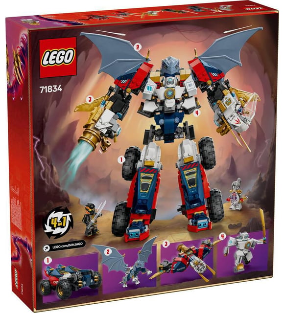 LEGO Ninjago 71834 Zane's Ultra Combiner Mech