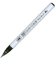 Zig Clean Color Real Brush Fırça Uçlu Marker Kalem 010 Black 