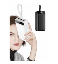 Mey İthalat® 50.000 Mah Powerbank Turbo Hızlı Led Göstergeli Android İOS Uyumlu Taşınabilir Askılı