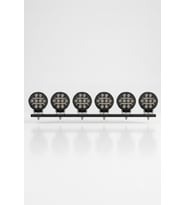 Çalışma Lambası Metal Yuvarlak 6'lı Led Bar