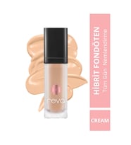 Hibrit Fondöten & Hybrid Foundation Cream Spf 20 - No: 505 - Vegan & Temiz Içerik