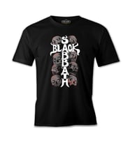 Black Sabbath - Skulls Siyah Erkek Tshirt