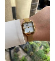 Romanson RM0B14LLGGMS1G Quartz Hasır Kordonlu Altın Rengi 28 mm Kadın Kol Saati