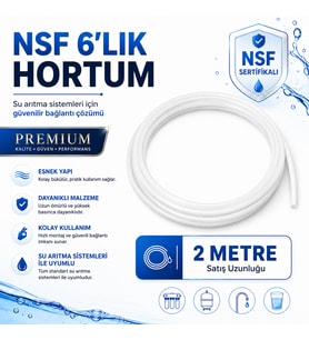 Nsf 6’Lık Su Arıtma Hortumu 2 Metre 608696155