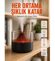 Aromaterapi Difüzörlü Sessiz Çalışan Hava Nemlendirici