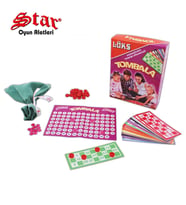 Star Lüks Tombala Ebat :18x23x4,5 Cm Kutulu Tombala Yılbaşı Eğlence Oyunu Star Tombala Oyun