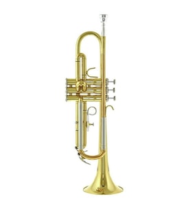 Jupiter JTR500Q Bb Trompet  Paslanmaz Çelik Pistonlar Altın Lak Kaplama