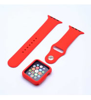 Apple Watch 42mm Zore 3 in 1 Klasik Kordon (Kırmızı)