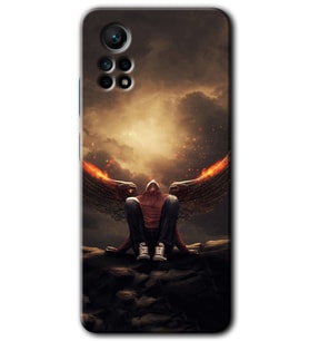 Redmi Note 12 Pro 4G Kılıf HD Desen Baskılı Kılıf - Wings of Power