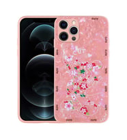 Apple iPhone 12 Pro Max Kılıf Desenli Sert Silikon Zore Mumila Kılıf Pink Mouse