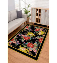 Dijital Kaymaz Taban Yıkanabilir Renkli Salon Halısı Mutfak Halısı Yolluk ND-SD-1193 (Çok Renkli)