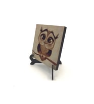 Baykuş Baskılı MDF Masaüstlük 10X10
