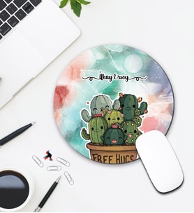 Kişiye Özel Kaktüs Tasarımlı Mouse Pad 146