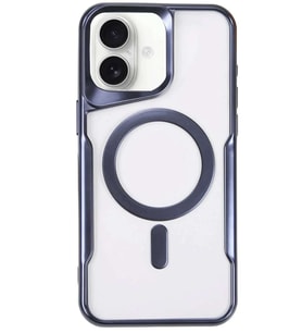 iPhone 16 Plus Kılıf Boyi Magsafe Silikon Kapak - Lacivert