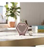 Kalp İçi Kalpler Temalı Modern Masaüstü Aksesuarı Çalışma Alanlarınıza Estetik Bir Hava Katan Şık Dekoratif Obje 10x10 cm, Yavru Ağzı