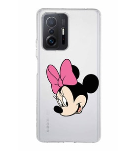 Xiaomi  Mi 11T Pro  Uyumlu Kapak Minnie Mouse Tasarımlı Şeffaf  Kılıf