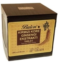 Balen Kırmızı Kore Ginsengi Ekstraktı 120 Tablet