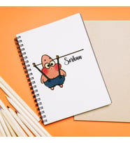 Sünger Bob & Petrick Tasarımlı Defter Kişiye Özel
