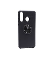 Huawei P30 Lite Uyumlu Kılıf Zore Ravel Silikon Kapak (Siyah)